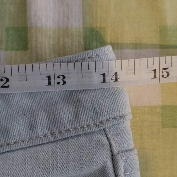 Garage Women's Blue Jeans High Rise Distressed Jeggings Y2K Size 05 - Picture 5 of 8